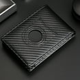 thumbnail image 4 of AMZER RFID Leather Wallet and Credit Card Holder for Use With AirTag - Carbon Fiber, 4 of 6
