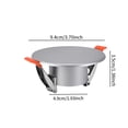 thumbnail image 7 of Ceiling Hole Cover Plate Downlight Hole Cap Wall Hole Cover Compact ABS Material for Living Room Bedroom Ceiling, 7 of 7