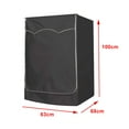 thumbnail image 1 of Waterproof Washing Machine Top Dustproof Cover Protect Front Load Washer Dryer, 1 of 10