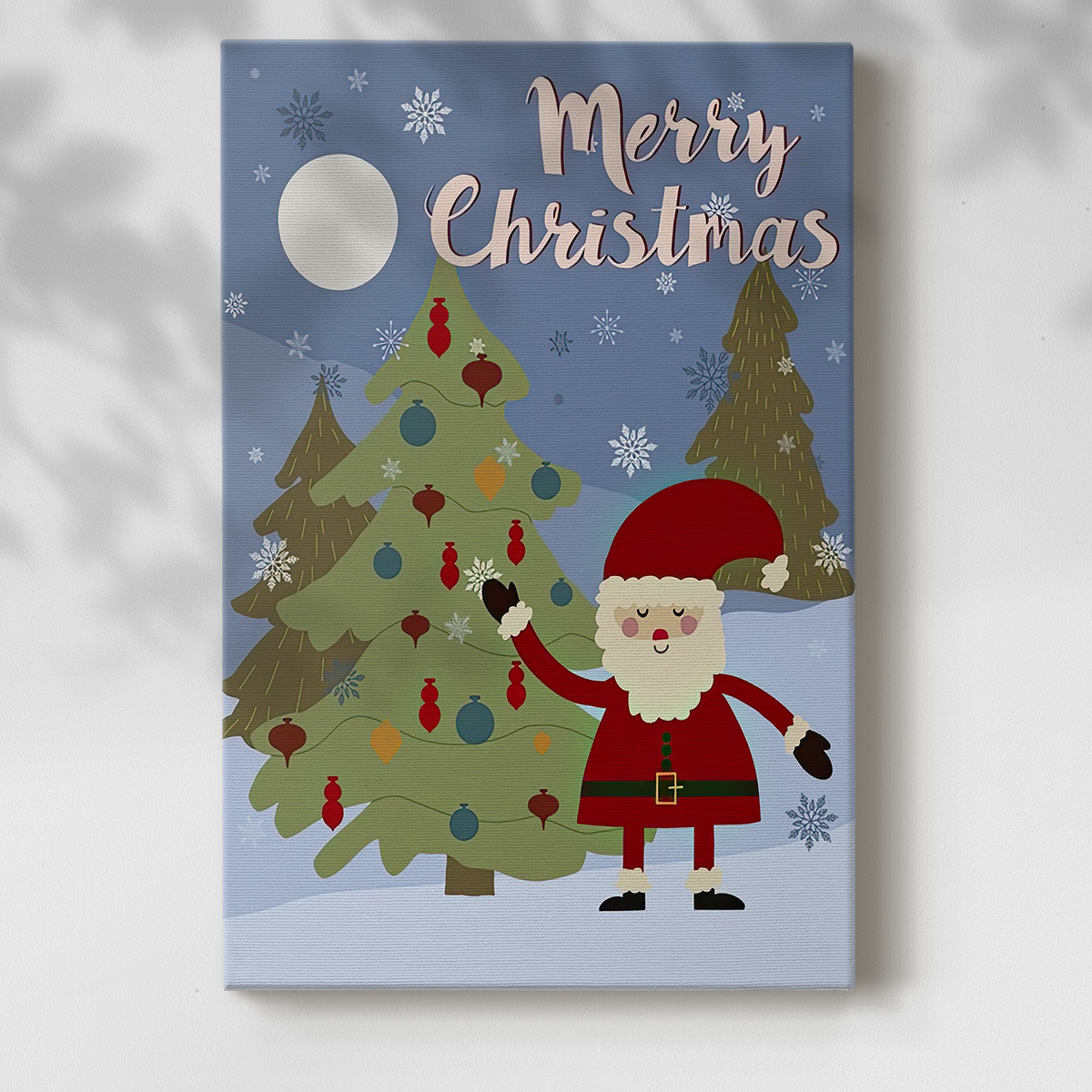 Winer Santa I- Gallery Wrapped Canvas