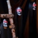 thumbnail image 4 of RKSTN halloween decroations Halloween New Long-haired Ghost Glowing Ghost Head Horror Hanging Ghost Confidence Room Scene Layout Decoration Props, 4 of 7