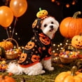 thumbnail image 4 of Halloween Dog Hoodie, Pumpkin Pattern Pet Sweatshirt with Hood for Small and Medium Dogs, Warm Holiday Apparel, 4 of 6