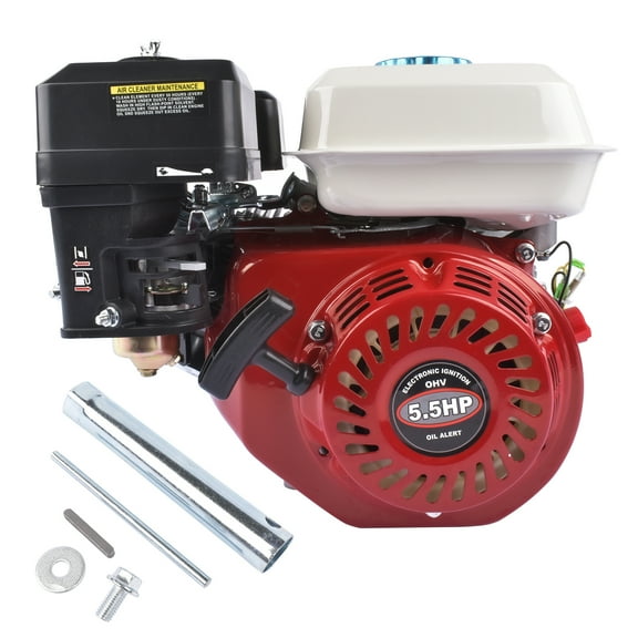 Mustrod Gas Engine 20mm 4 Stroke 5.5HP 168cc 168F Replaces for Honda GX160 OHV Air Cooled Pullstart