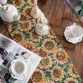 thumbnail image 2 of MKLZ Sunflower Table Runner 13" x 70", Dust-proof Tablecloth Runner Farmhouse Kitchen Dining Table Decor, 2 of 5