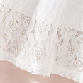 thumbnail image 5 of Summer Dresses for Girls , Little Girls Spring Dress Girls Lace Dress With Puff Sleeves And Front Zipper Elegant Summer Casual Party Wear For Toddlers, 5 of 5