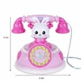 thumbnail image 2 of YIMWNYI Music Lighting Telephone, Interactive Story Machine, Simulation Phone Toy with Rattle, Multi-functional Lighting and Music, Encourages Crawling and Coordination, Safe and Durable Toy, 2 of 8