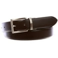 thumbnail image 4 of Men's Classic & Fashion Feather Edged Reversible Leather Dress Belt, 4 of 5