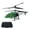 Green, variant on Green Drop Resistant Rc Helicopter With Gyroscope And Low Voltage Protection For Indoor Flying