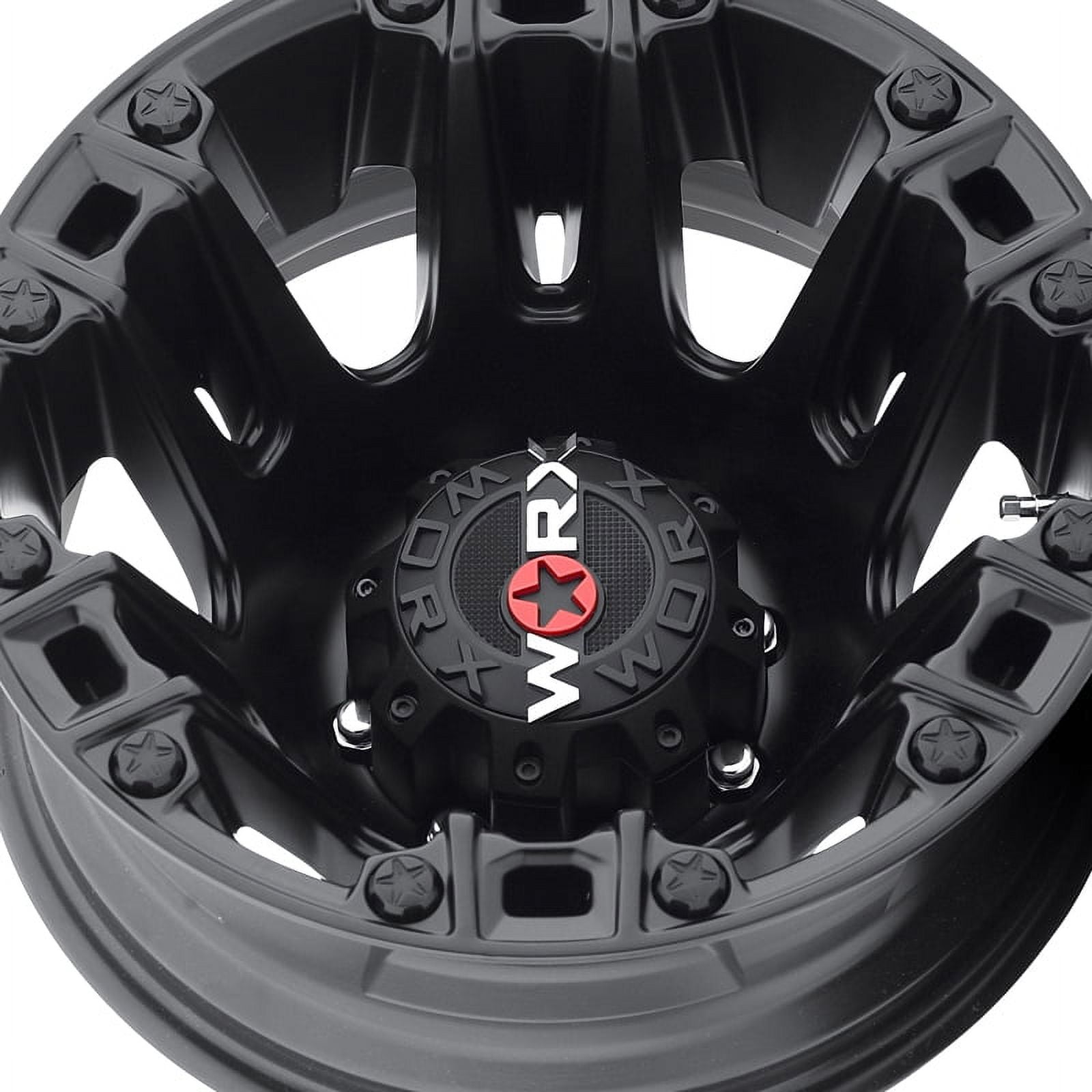 Worx 803SB Beast Dually 17x6.5 8x165.1 140et Satin Black Wheel