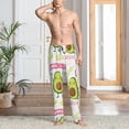 thumbnail image 2 of Rateoe Avocado Work Out Pattern Men’s Ultra-Soft Comfy Pajama Lounge Pants Sleepwear,Comfortable Lounge Wear,lightweight Pajamas, Casual Home Wear-XX-Large, 2 of 6