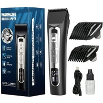 Warmlife Hair Clippers for Men Professional, Electric Mens Hair Clippers for Hair Cutting Kit, Premium Hair Trimmer with LED Display, 3 Speed, 4 Comb Accessories