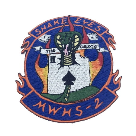 MWHS-2 Snake Eyes Patch – With Hook and Loop