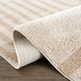 thumbnail image 6 of BoutiqueRugs Yasuo Contemporary Area Rug - Machine Washable - Peach, Beige - 5'3" x 7', 6 of 9