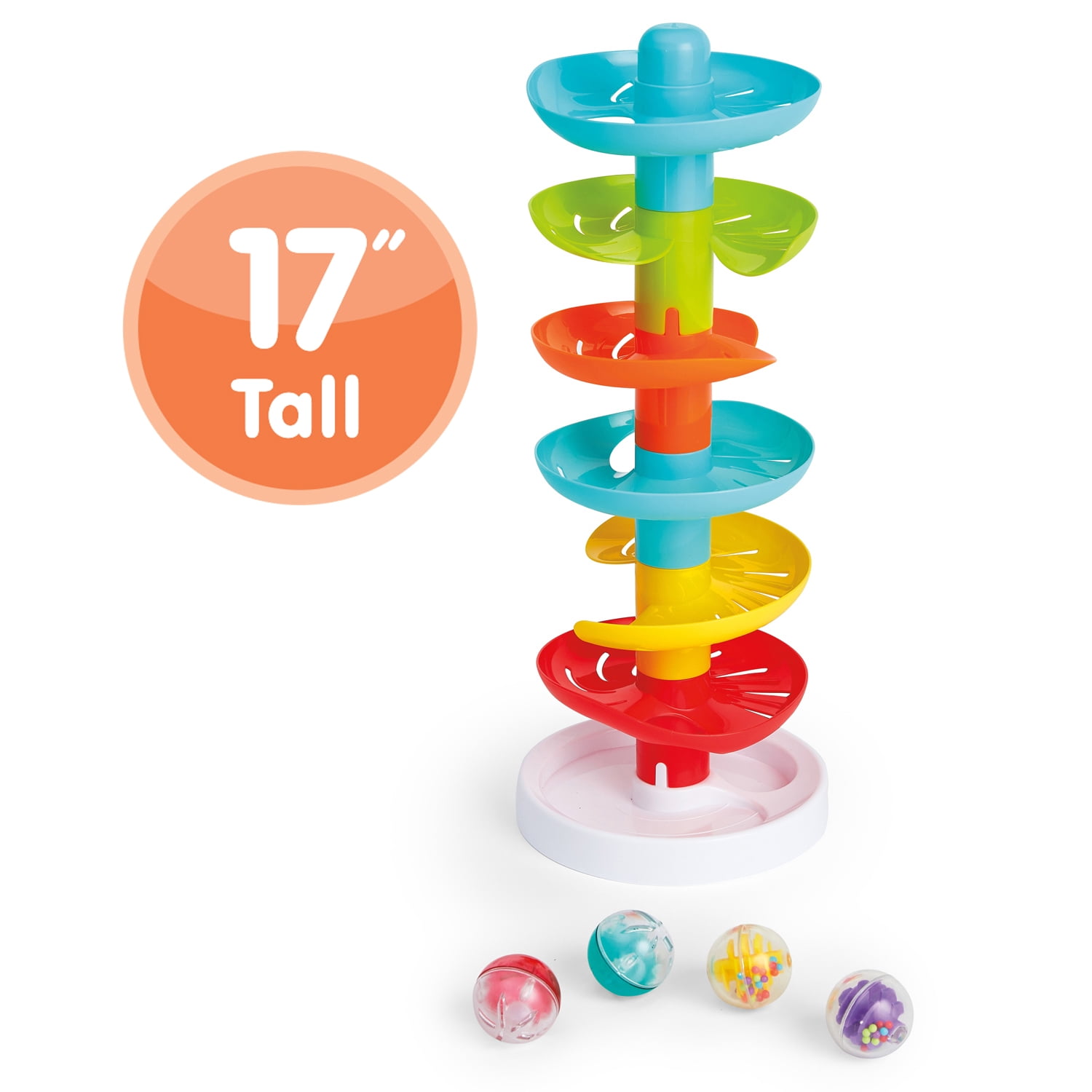 Kidoozie Whirl 'n Go Ball Tower - Interactive Developmental Toy for Children Ages 9-24 months