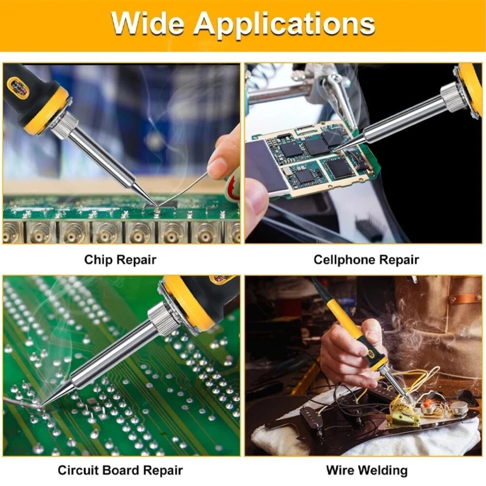 Cordless Electric Soldering Iron Welding Power Tool Fast Heating For Dewalt 20v