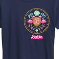 thumbnail image 3 of Barbie the Movie - Barbie Crest Full Color - Women's Short Sleeve Graphic T-Shirt, 3 of 5