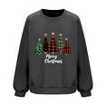 thumbnail image 4 of Womens Casual Christmas Tee Shirts Sweatshirts Graphic Cardigan Sweaters Cropped Crewneck Sweatshirt Graphic Long Sleeve Tops Casual, 4 of 4