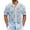 Blue, variant on Under 10 dollars! Shirts for Men Sheer Mesh Short Sleeve Button Down Fashion Shirts Lace Tee Breathable Undershirts Party Shirts