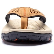 HOBIBEAR Mens Flip Flop Thong Sandals Indoor and Outdoor(Size 7.5-14Men)