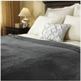 Sunbeam Heated Electric Microplush Blanket with 10 heat settings, Twin