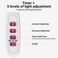 thumbnail image 4 of senveriont DC 5V USB Line Control LED Grow Light Indoor Basement for Succulent Dimmable Plant Growing Lamp Lighting Accessories 1 Head Sunlight 1Set, 4 of 6