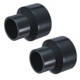 thumbnail image 1 of Uxcell 2-Pack Adaptador de Reducción de Tubo, Conector de Acoplamiento Reductor DN65*40, Recto, Gris, 1 of 6