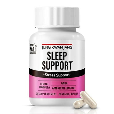 JungKwanJang Sleep Support Capsules with American Ginseng & Gaba Complex