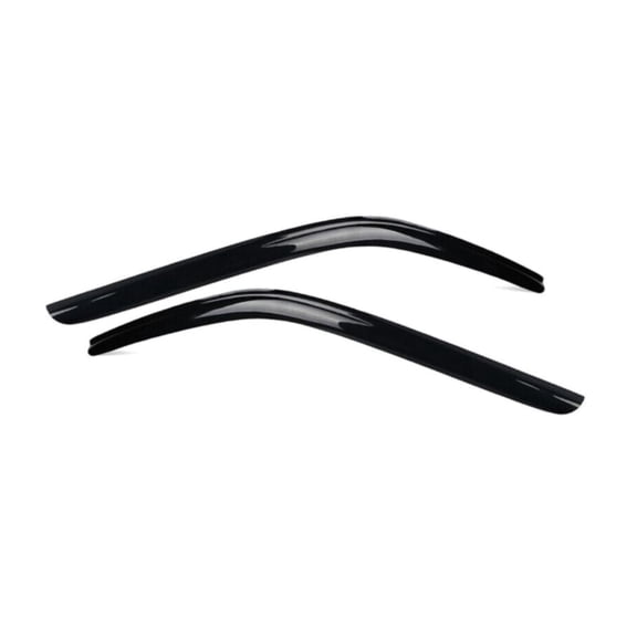 DAMAIJOY 2pcs Sun Rain Guard Window Visors Tape on External Window Slim Style Acrylic Smoke Tinted for Dodge for Challenger 2008-2022 FZ-WD-DCHALL08