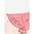 thumbnail image 3 of WIBACKER 3-8T Toddlr and Little Girls' Long Sleeve Top and Pants Snug Fit 100% Cotton 2 Piece Pajama Set - Flamingo, 3 of 9