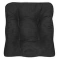 thumbnail image 2 of Fluffy Memory Foam Non Slip Chair Cushion Pad 4 Pack Charcoal, 2 of 5