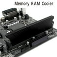 thumbnail image 4 of Dissipateur Thermique à Mémoire de Forme, Refroidisseur en Alliage d'Aluminium pour DDR1 DDR2 DDR3 DDR4 ECC Rouge, Noir, 4 of 7