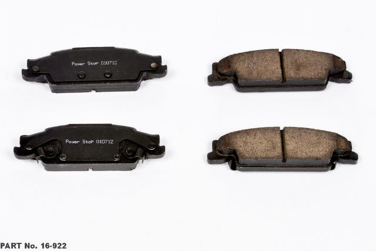 Powerstop 16-922 PSB16-922 EVOLUTION CLEAN RIDE CERAMIC BRAKE PADS Fits select: 2007 CADILLAC CTS-V HI FEATURE V6, 2006 CADILLAC CTS-V