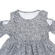 thumbnail image 4 of Vestido informal de fiesta con hombros descubiertos y estampado de leopardo para niña, 4 of 7