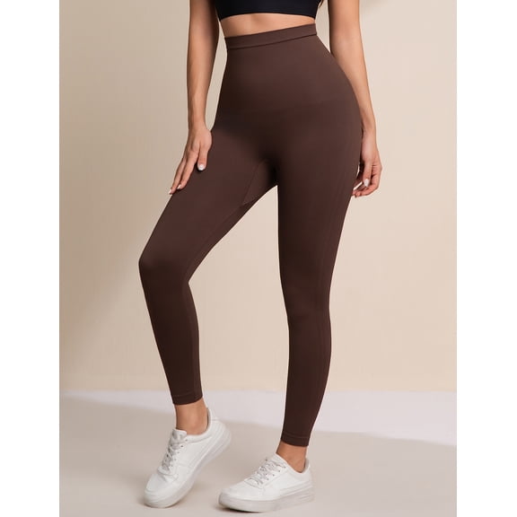 Athlemo Plus size Women's High Waist Shapewear Compression Legging Slimming Tummy Control Leg Shaper