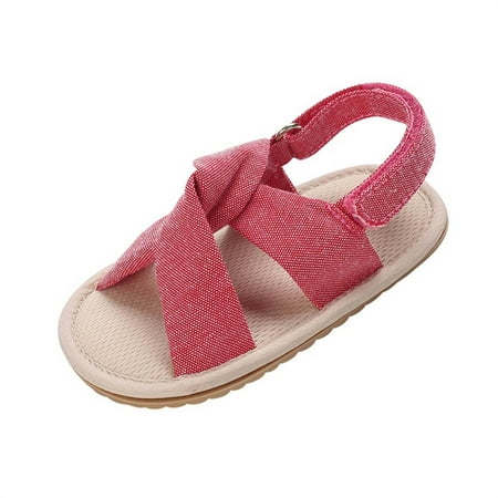 AnuirheiH Toddler Baby Girls Boys Baby Shoes Soft Sole Infant Sandals Non-slip Baby Toddler Sandals Clearance