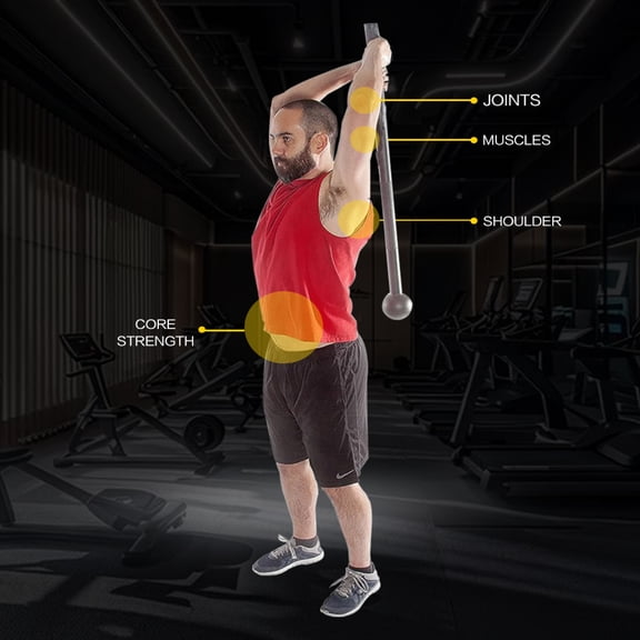 20LB Macebell Mace Hammer for Home Exercise & Gym Training Support for Self-pickup
