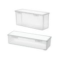 thumbnail image 7 of Plastic Pasta Containers for Pantry, Clear Rectangle Spaghetti Storage Box with Lid, Seal Snap Design, Kitchen Cereal Storage Container, Refrigerator Organizer Containers, 7 of 7