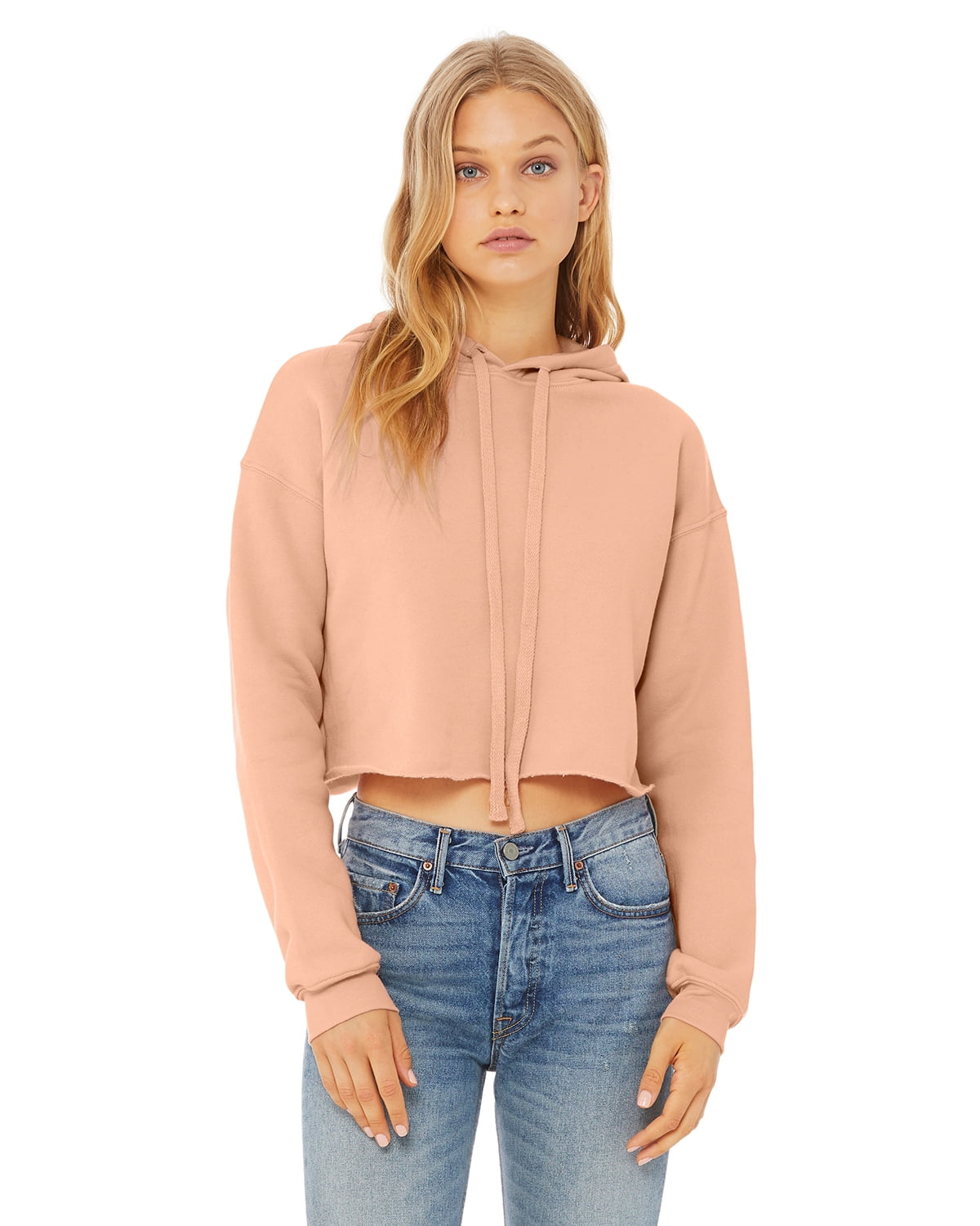 BELLA+CANVAS Bella + Canvas, The Ladies' Cropped Fleece Hoodie