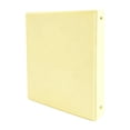 thumbnail image 1 of yellow 1 Inch 3 Ring Binder, Flexible Plastic Binder with Metal Round Rings, Cute Soft Cover School Binder for Students, Letter Size Document Organizer, Classroom Essentials, Home Office Supplies, 1 of 3