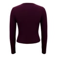 thumbnail image 3 of Playera George para Dama, Manga Larga Vino Talla EG, 3 of 4