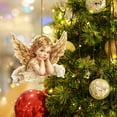 thumbnail image 3 of Festive Christmas Angel Hanging Ornaments – Xmas Tree Decorations for Holiday Season – Assorted Xmas Ornament for Home and Party,B, 3 of 4