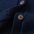 thumbnail image 6 of JIAYUE Boys Girls Tops Heart Pattern Knit Cardigan Round Neck Button Front For Children Modern Spring Wear, 6 of 8