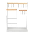 thumbnail image 2 of Necklace Holder Storage Rack, Jewelry Display Stand Simple Design Textured  for Cloakroom, 2 of 8