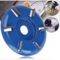 thumbnail image 5 of Stump Remover Angle Grinder Wood Carving Disc 6 Tooth Chain Saw Cutter Woodworking Blade Tool (Flat Edge), 5 of 5