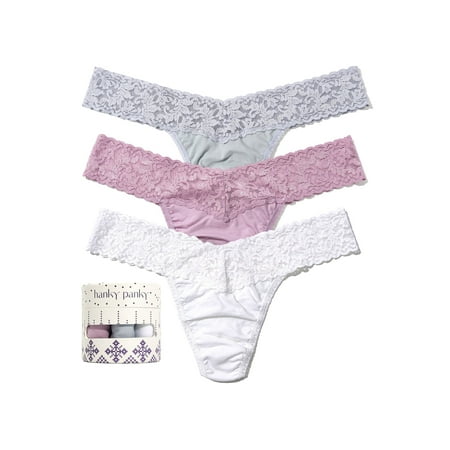 Holiday 3 Pack Supima® Cotton Low Rise Thongs
