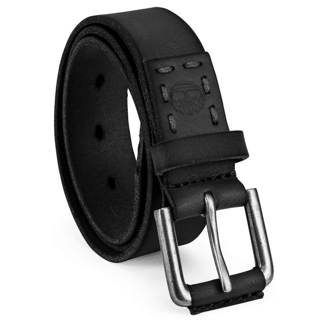 Cinturón Timberland para Niños de Cuero Negro Talla Mediana