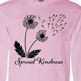 thumbnail image 4 of Inktastic Spread Kindness Dandelion Long Sleeve T-Shirt, 4 of 5