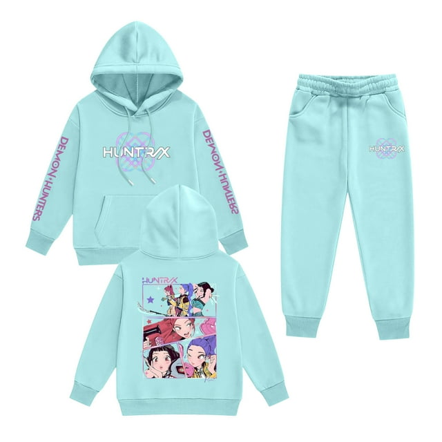 Kid Girl Pop Singer Hoodie Set,Casual Fashion Christmas Print Long Sleeve Pullover Casual Sweatshirt Pullover Crew Neck Oversized Sweatshirt, 140