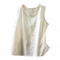 thumbnail image 2 of Endives Womens Tank Tops Sleeveless Shirts Ethnic Style Tee Sleeveless O Neck T Shirt Blouse Outerwear Tank Top, 2 of 6