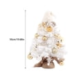 thumbnail image 2 of Wosthever Pequeño árbol de Navidad con adornos para una instalación rápida, decoración navideña, luces de escritorio, Mini LED Kits de decoración para fiestas, 2 of 6